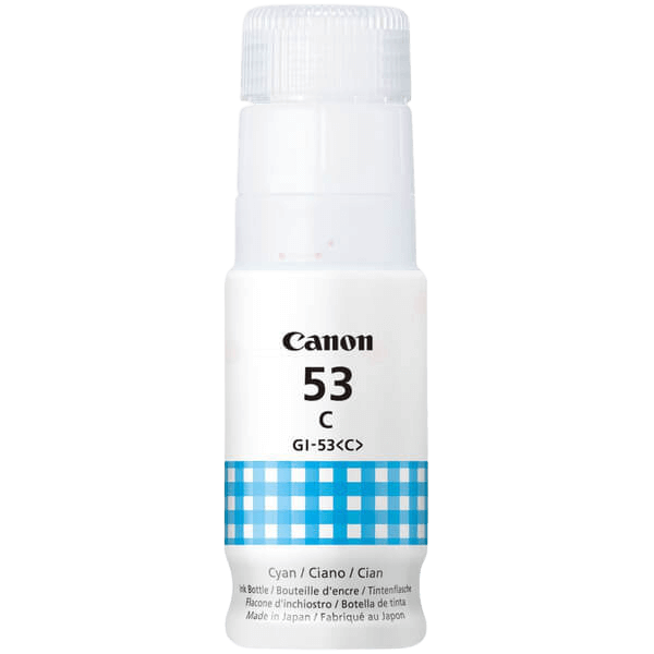 Canon Original GI-53C 4673C001 cyan Blekk refill | Innhold: 60 ml.