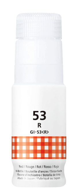 PixoJet Canon GI-53R 4617C001 rød Blekk refill | Innhold: 60 ml.
