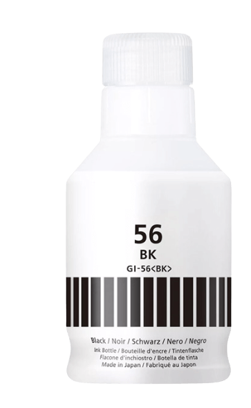 PixoJet Canon GI-56BK 4412C001 svart Blekk refill | Innhold: 135 ml.