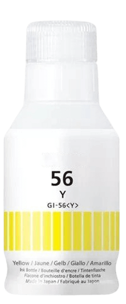 PixoJet Canon GI-56Y 4432C001 gul Blekk refill | Innhold: 135 ml.