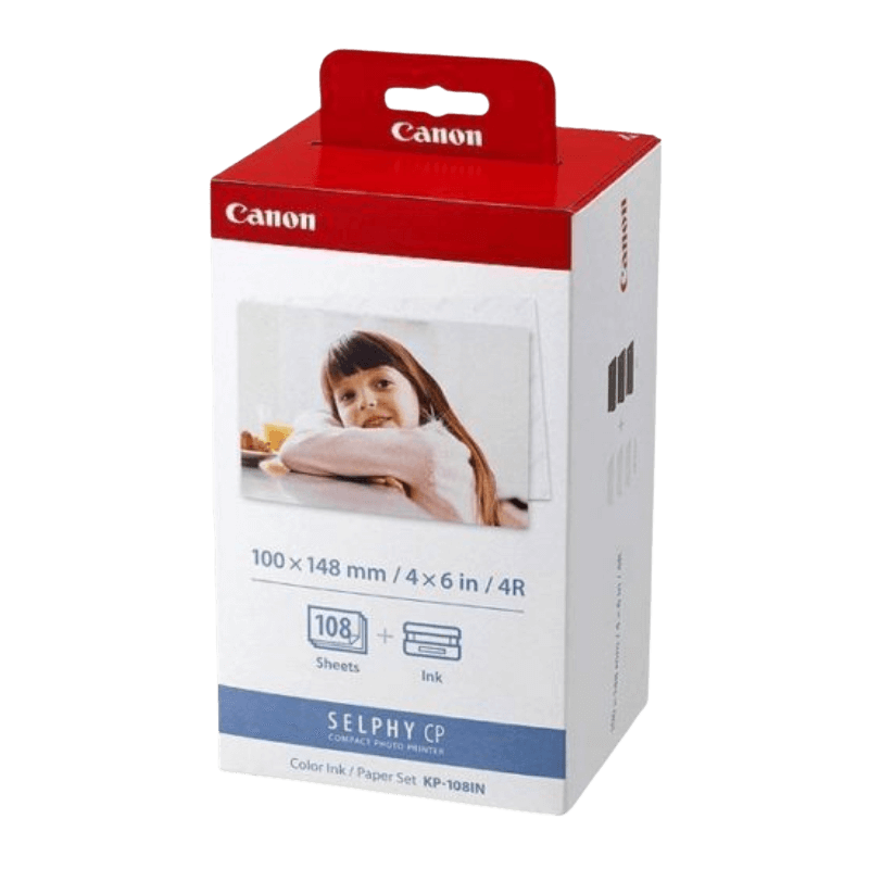 Canon Original KP-108IN 3115B001 10 x 15 cm 3 farger i én rabattpakke | Innhold: 108 sider