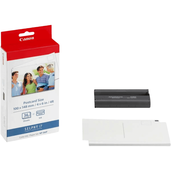 Canon Original KP-36IP 7737A001 10 x 15 cm 3 farger i én rabattpakke | Innhold: 36 sider