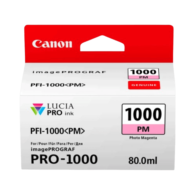 Canon Original PFI-1000PM 0551C001 foto magenta blekkpatron | Innhold: 80 ml.