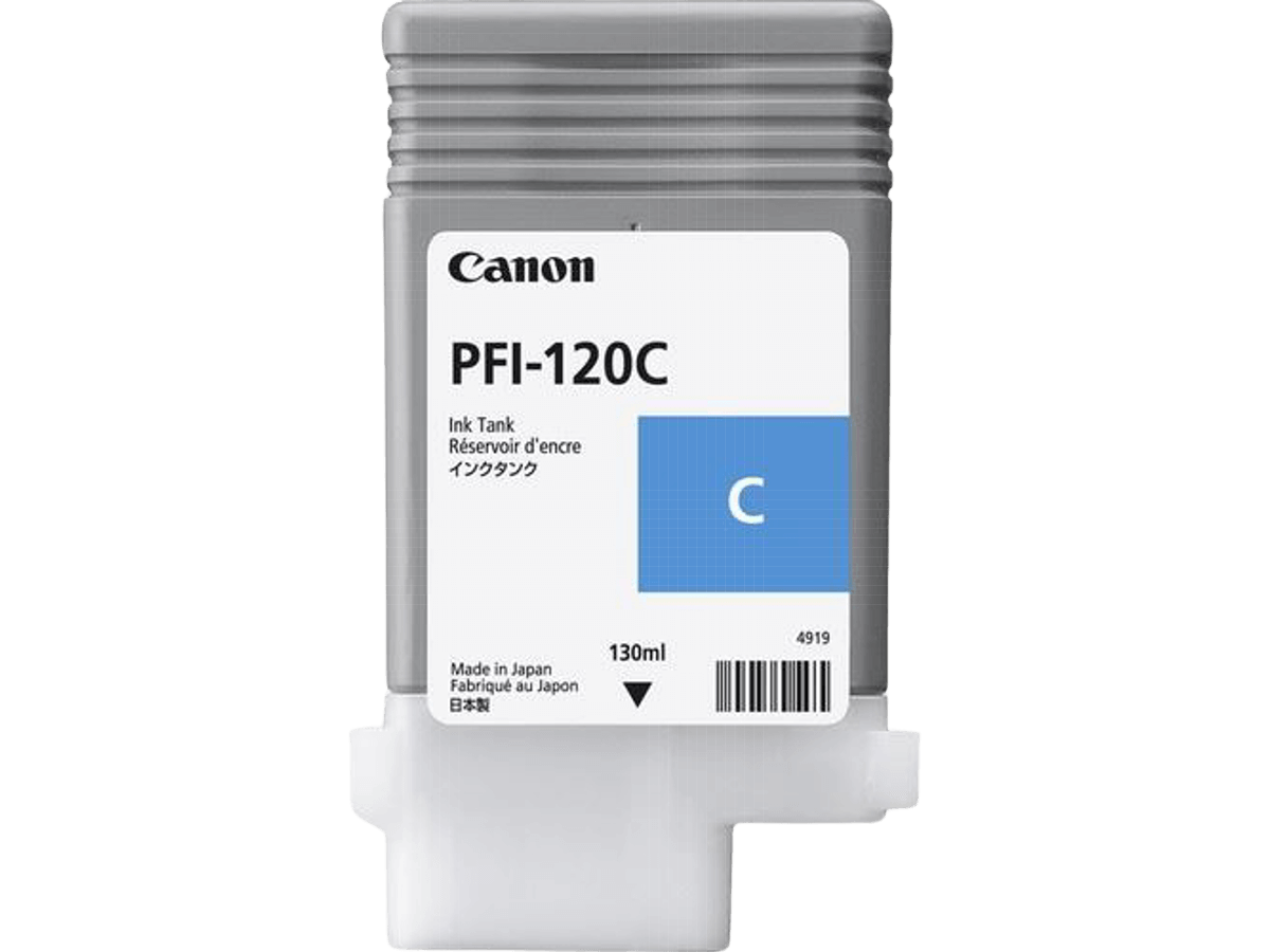 Canon Original PFI-120C 2886C001 cyan blekkpatron | Innhold: 130 ml.