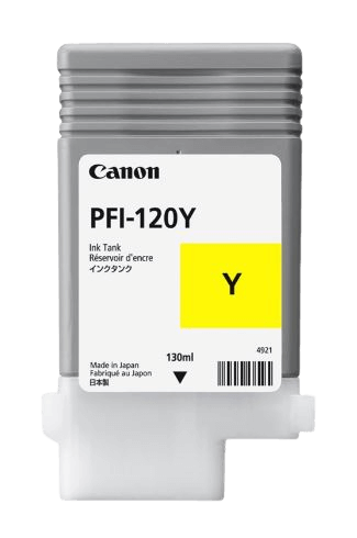 Canon Original PFI-120Y 2888C001 gul blekkpatron | Innhold: 130 ml.