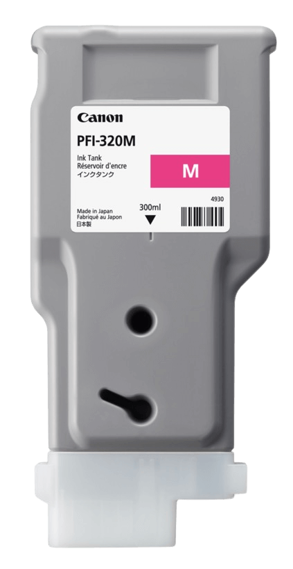 Canon Original PFI-320M 2892C001 XL magenta blekkpatron | Innhold: 300 ml.