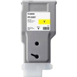 Canon Original PFI-320Y 2893C001 XL gul blekkpatron | Innhold: 300 ml.