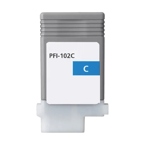 PixoJet Canon PFI102C 0896B001 cyan blekkpatron | Innhold: 130 ml.