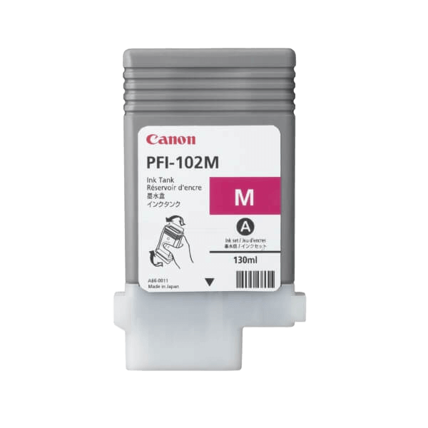 Canon Original PFI102M 0897B001 magenta blekkpatron | Innhold: 130 sider