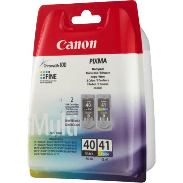 Canon Original PG-40 / CL-41 0615B043 CMYK rabattpakke | Innhold: 28 ml.