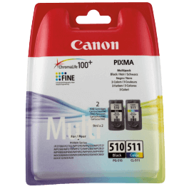Canon Original PG-510-CL-511 2970B010 CMYK rabattpakke | Innhold: 9 & 9 ml.