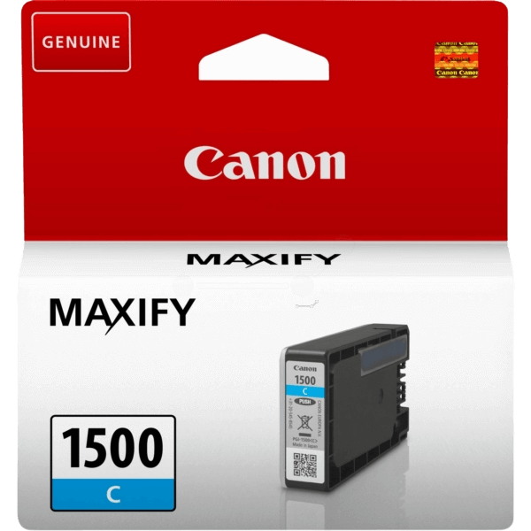 Canon Original PGI-1500C 9229B001 cyan blekkpatron | Innhold: 300 sider