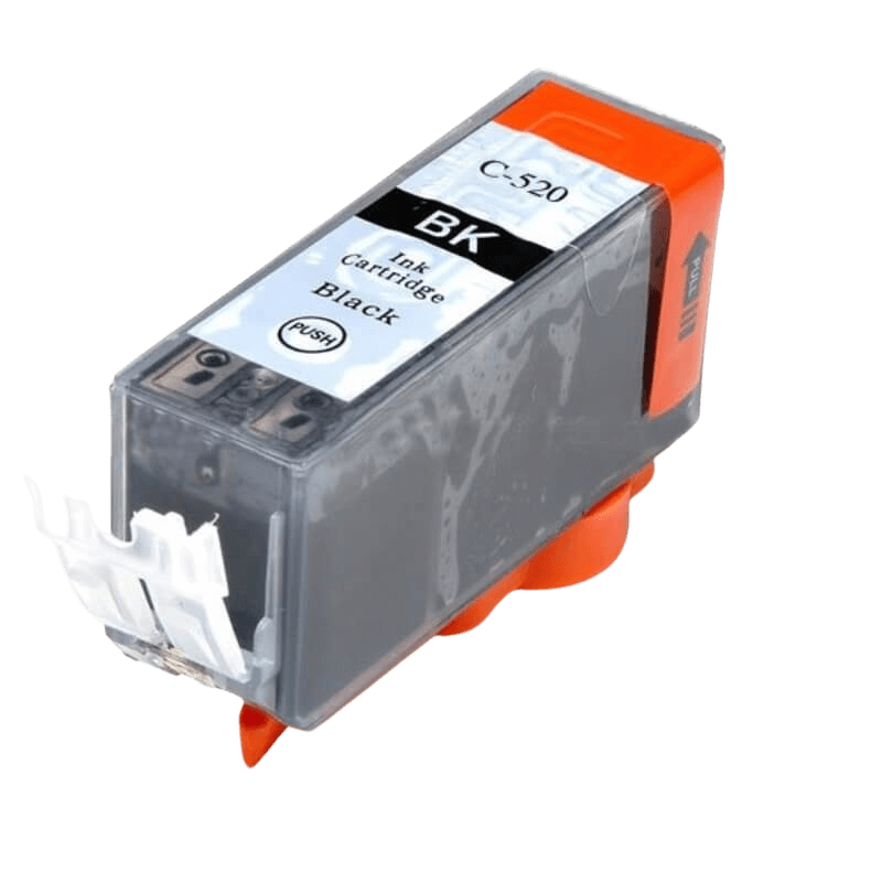 PixoJet Canon PGI-520BK 2932B001 pigmentsvart blekkpatron | Innhold: 19 ml.