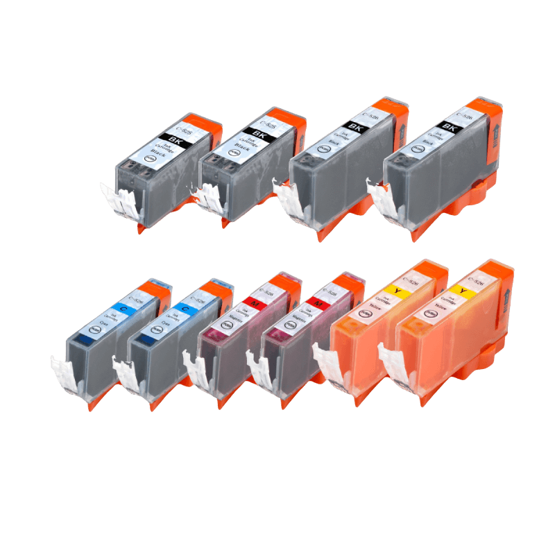 PixoJet Canon PGI-525PG verdipakke - 10 stk.