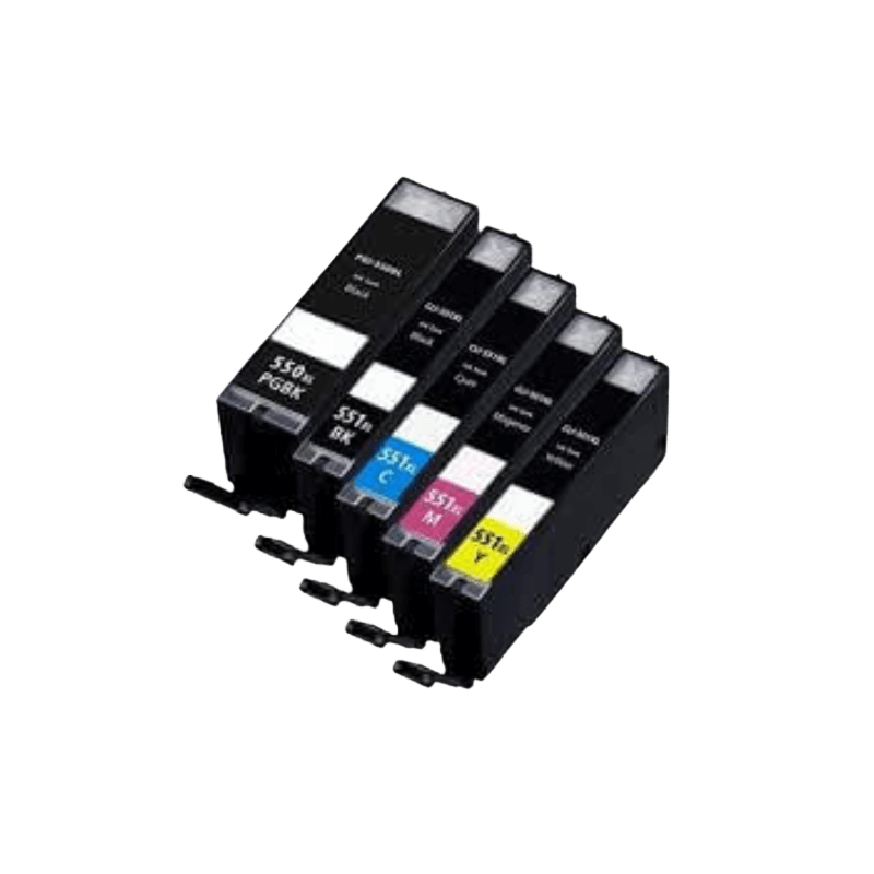 PixoJet Canon PGI-550XL verdipakke - 5 stk.