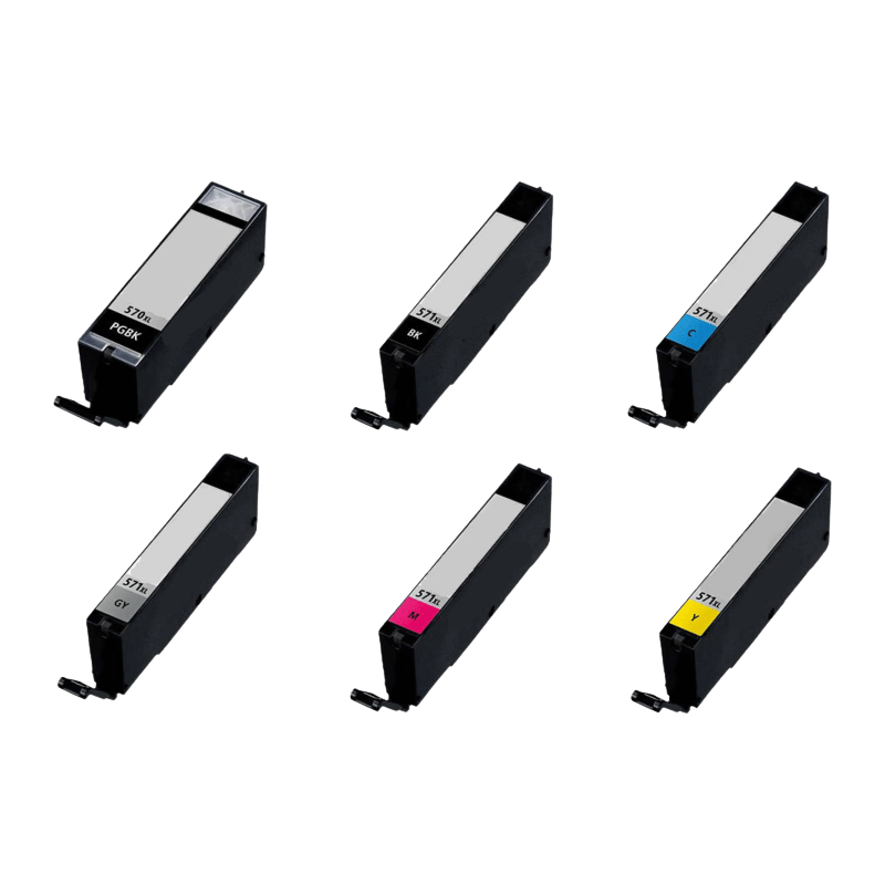 PixoJet Canon PGI-570 PG XL verdipakke - 6 stk.