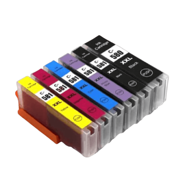 PixoJet Canon PGI-580 XXL verdipakke - 6 stk.
