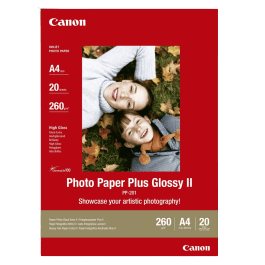 Canon PP-201 glanset fotopapir Plus II A4, 20 ark (2311B019)