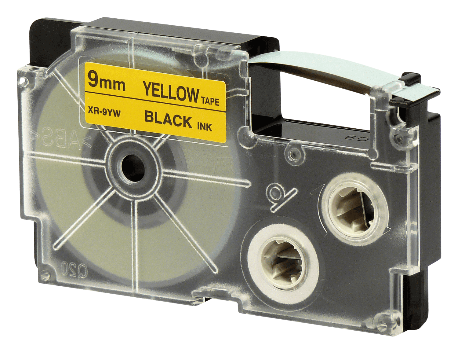 PixoJet Casio XR-9YW 9 mm x 8 m Svart tekst / gul teip