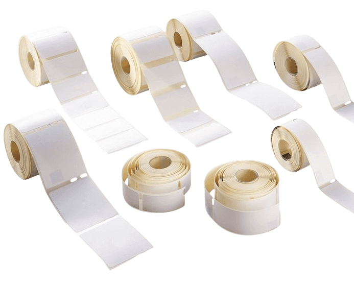 PixoJet Dymo S0720920 53710 24 mm x 7 m Svart tekst / Gjennomsiktig teip