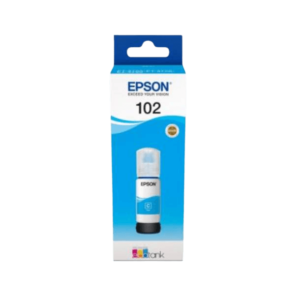 Epson Original 102 C13T03R240 cyan Blekk refill | Innhold: 70 ml.