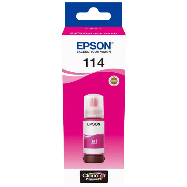 Epson Original 114 C13T07B340 magenta Blekk refill | Innhold: 70 ml.