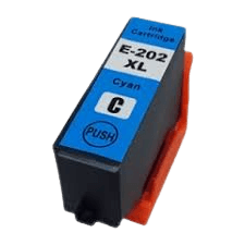 PixoJet Epson 202 C13T02H24010 XL cyan blekkpatron | Innhold: 12 ml.
