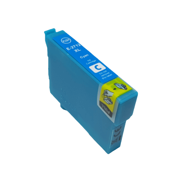 PixoJet Epson 27 C13T27124012 XL cyan blekkpatron | Innhold: 10,4 ml.