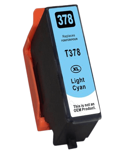 PixoJet Epson 378 C13T37954010 XL lys cyan blekkpatron | Innhold: 11 ml.