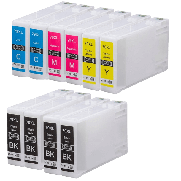 PixoJet Epson 79 XL verdipakke - 10 stk.