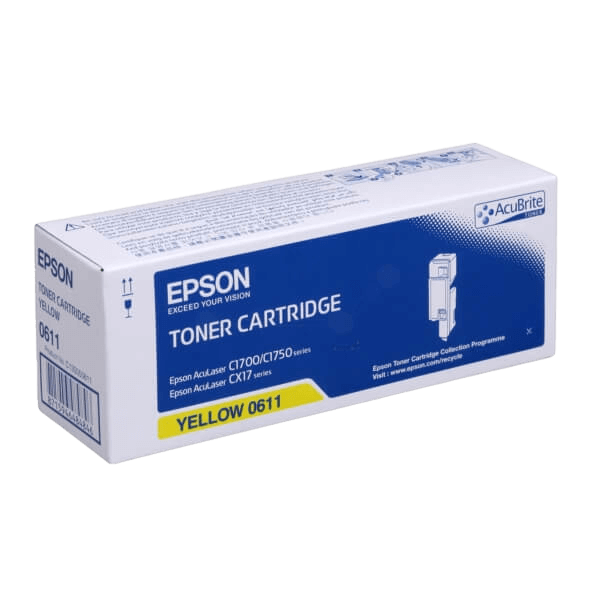 Epson Original C13S050611 gul toner | Innhold: 1400 sider
