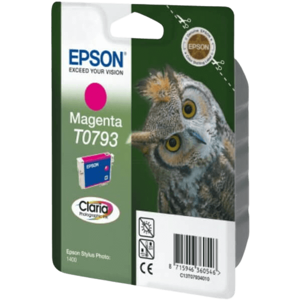 Epson Original T0793 C13T07934010 XL magenta blekkpatron | Innhold: 11,1 ml.