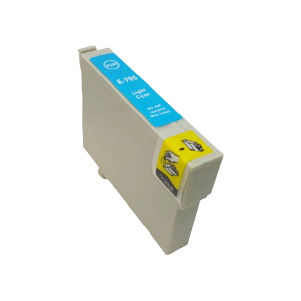 PixoJet Epson T0795 C13T07954010 XL lys cyan blekkpatron | Innhold: 15 ml.