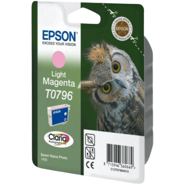 Epson Original T0796 C13T07964010 XL lys magenta blekkpatron | Innhold: 11,1 ml.