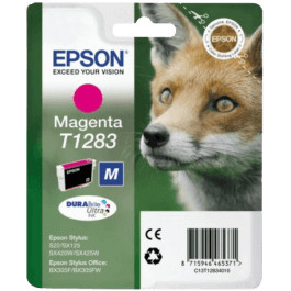 Epson Original T1283 C13T12834012 magenta blekkpatron | Innhold: 3,5 ml.