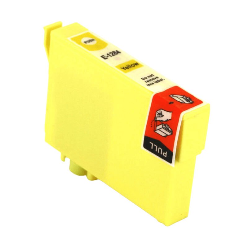 PixoJet Epson T1284 C13T12844011 gul blekkpatron | Innhold: 11 ml.