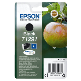 Epson Original T1291 C13T12914012 XL svart blekkpatron | Innhold: 11,2 ml.