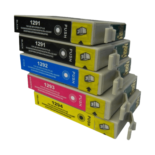 PixoJet Epson T1291 XL verdipakke - 5 stk.