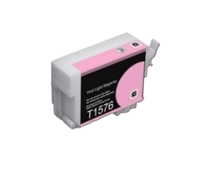 PixoJet Epson T1576 C13T15764010 lys magenta blekkpatron | Innhold: 26 ml.