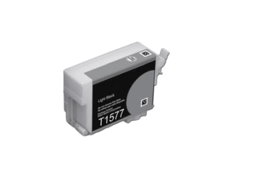 PixoJet Epson T1577 C13T15774010 lys svart blekkpatron | Innhold: 26 ml.