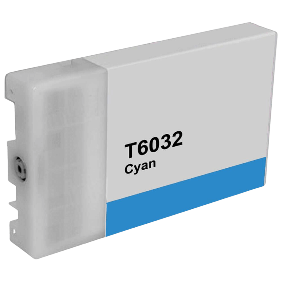PixoJet Epson T6032 C13T603200 XL cyan blekkpatron | Innhold: 220 ml.