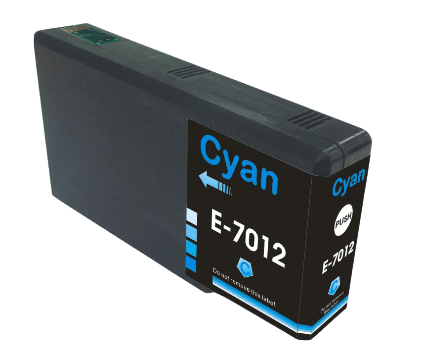 PixoJet Epson T7012 C13T70124010 XXL cyan blekkpatron | Innhold: 49 ml.