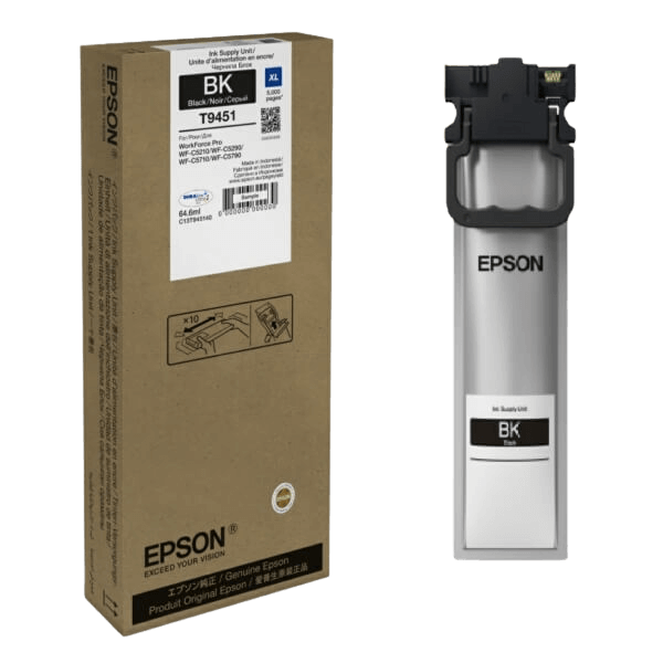 Epson Original T9451 C13T945140 XL svart blekkpatron | Innhold: 5000 sider