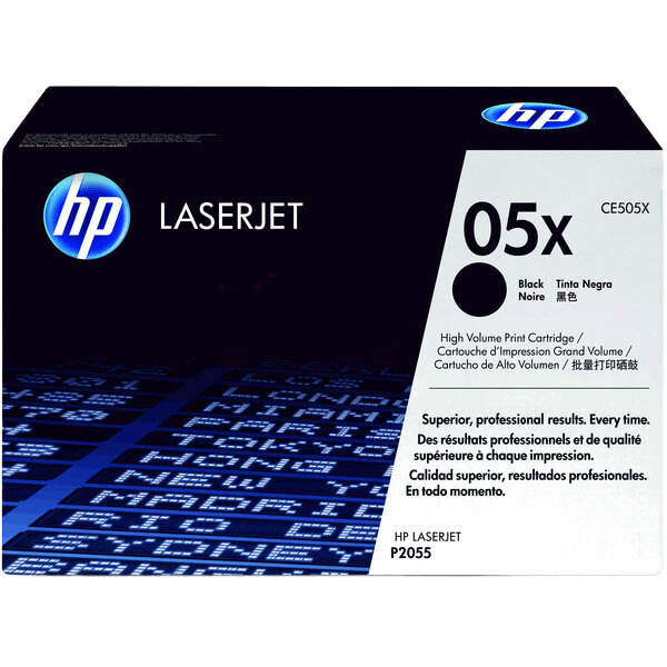 HP Original 05X CE505X XL svart toner | Innhold: 6500 sider