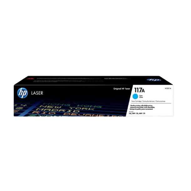 HP Original 117A W2071A cyan toner | Innhold: 700 sider
