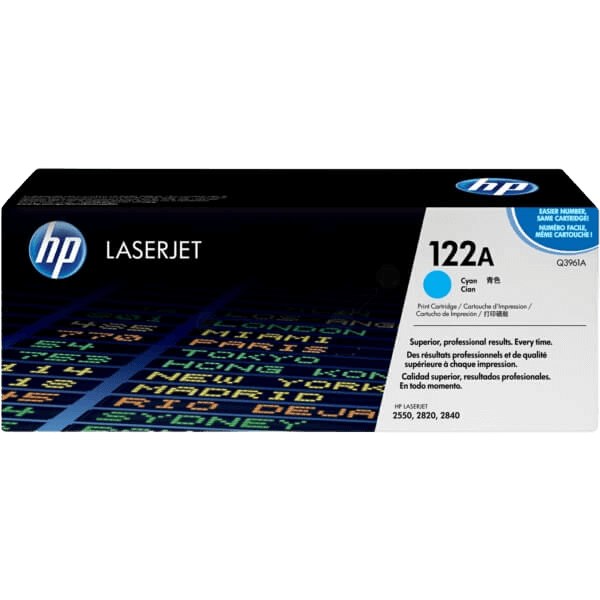 HP Original 122A Q3961A cyan toner | Innhold: 4000 sider