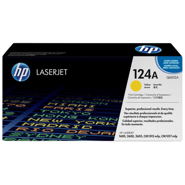 HP Original 124A Q6002A gul toner | Innhold: 2000 sider