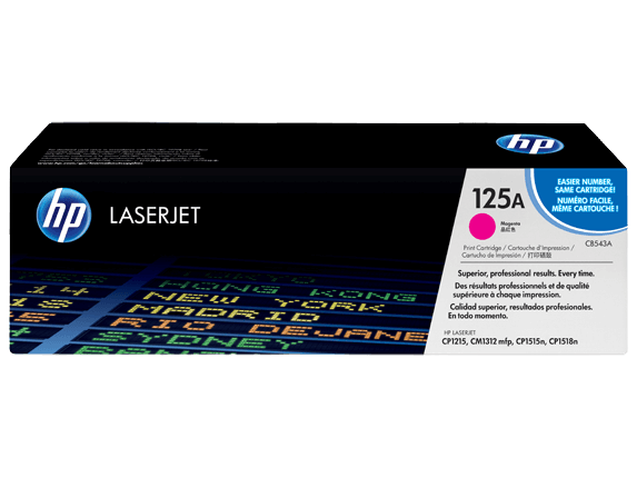 HP Original 125A CB543A magenta toner | Innhold: 1400 sider