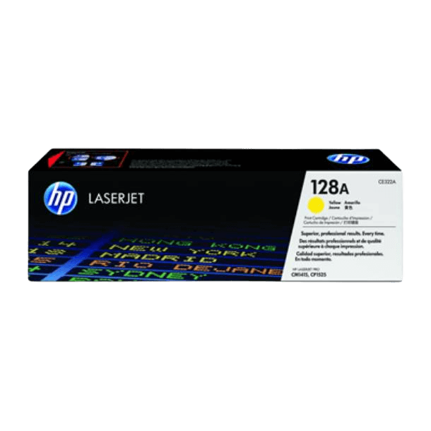 HP Original 128A CE322A gul toner | Innhold: 1300 sider