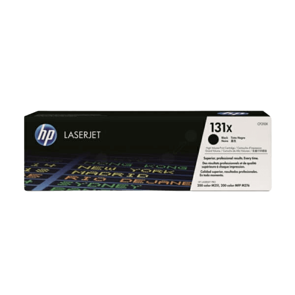 HP Original 131X CF210X XL svart toner | Innhold: 2400 sider